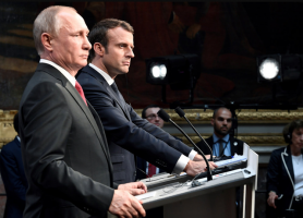 Franța va participa la învestirea lui Vladimir Putin ca președinte pentru al cincilea mandat
